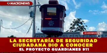 LA SECRETARIA DE SEGURIDAD CIUDADANA DIO A CONOCER EL PROYECTO GUARDIANES 911