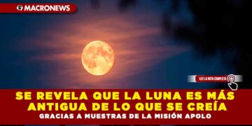 SE REVELA QUE LA LUNA ES MÁS ANTIGUA DE LO QUE SE CREÍA GRACIAS A MUESTRAS DE LA MISIÓN APOLO