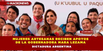 Mujeres artesanas reciben apoyos de la Gobernadora Mara Lezama para impulsar su arte