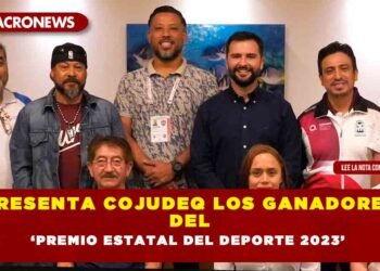 Presenta COJUDEQ los ganadores del ‘Premio Estatal del Deporte 2023’