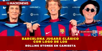 Barcelona jugará clásico con logo de los Rolling Stones en camiseta