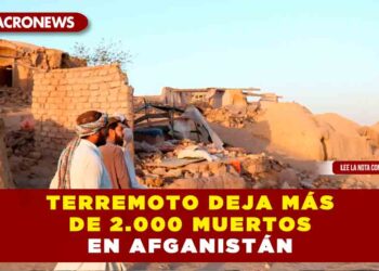 Terremoto deja más de 2.000 muertos en Afganistán