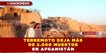 Terremoto deja más de 2.000 muertos en Afganistán