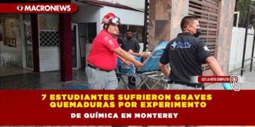 7 estudiantes sufrieron graves quemaduras por experimento de química en Monterey