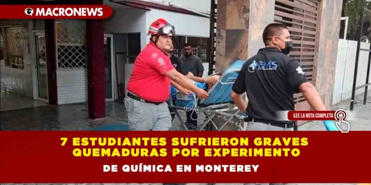 7 estudiantes sufrieron graves quemaduras por experimento de química en Monterey