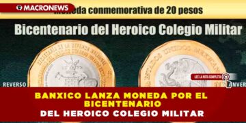 Banxico lanza moneda por el Bicentenario del Heroico Colegio Militar