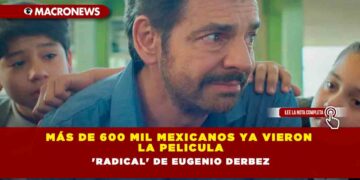 Más de 600 mil mexicanos ya vieron la pelicula ‘Radical’ de Eugenio Derbez