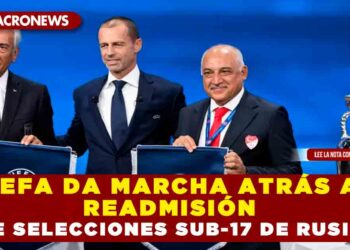 UEFA da marcha atrás a readmisión de selecciones Sub-17 de Rusia