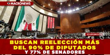 Buscan reelección más del 90% de diputados y 77% de senadores