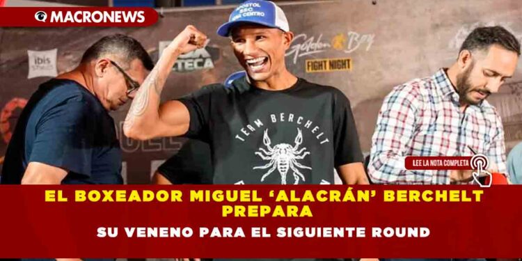 El Boxeador Miguel ‘Alacrán’ Berchelt prepara su veneno para el siguiente round