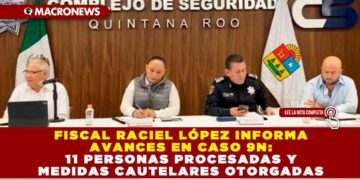 FISCAL RACIEL LÓPEZ INFORMA AVANCES EN CASO 9N: 11 PERSONAS PROCESADAS Y MEDIDAS CAUTELARES OTORGADAS