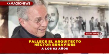 Fallece el arquitecto Héctor Benavides a los 82 años