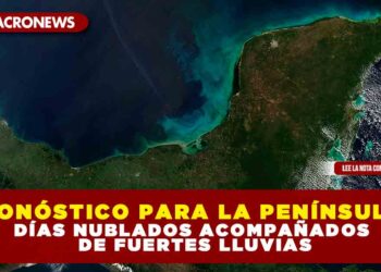 PRONÓSTICO PARA LA PENÍNSULA: DÍAS NUBLADOS ACOMPAÑADOS DE FUERTES LLUVIAS