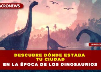 Descubre dónde estaba tu ciudad en la época de los dinosaurios