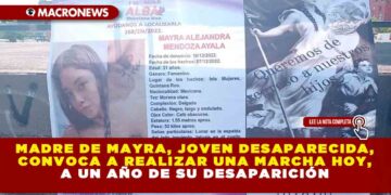 MADRE DE MAYRA, JOVEN DESAPARECIDA, CONVOCA A REALIZAR UNA MARCHA HOY, A UN AÑO DE SU DESAPARICIÓN