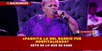 ¿Paquita la del Barrio fue hospitalizada? Esto es lo que se sabe