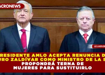 Presidente AMLO acepta renuncia de Arturo Zaldívar como ministro de la SCJN, propondrá terna de mujeres para sustituirlo