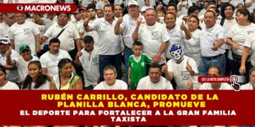 Rubén Carrillo, Candidato de la Planilla Blanca, Promueve el Deporte para Fortalecer a la Gran Familia Taxista