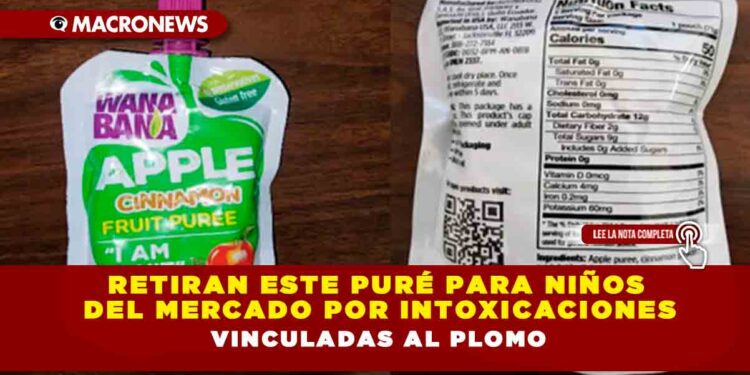 Retiran este puré para niños del mercado por intoxicaciones vinculadas al plomo