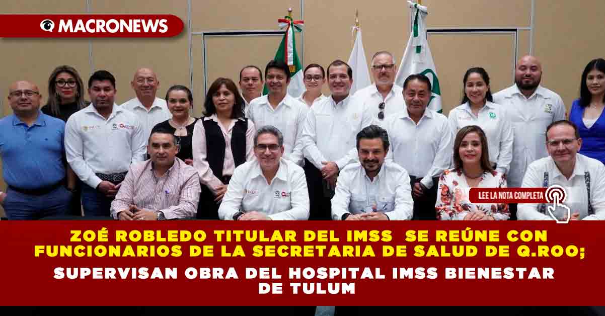 Zoé Robledo Titular Del IMSS Se Reúne Con Funcionarios De La Secretaria ...