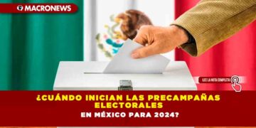 ¿Cuándo inician las precampañas electorales en México para 2024?