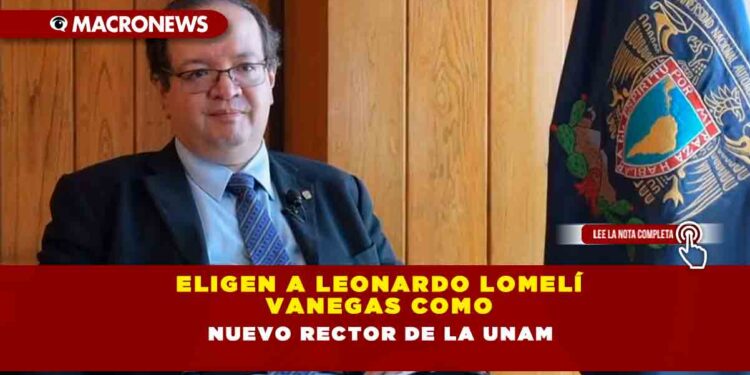 Eligen a Leonardo Lomelí Vanegas como nuevo rector de la UNAM