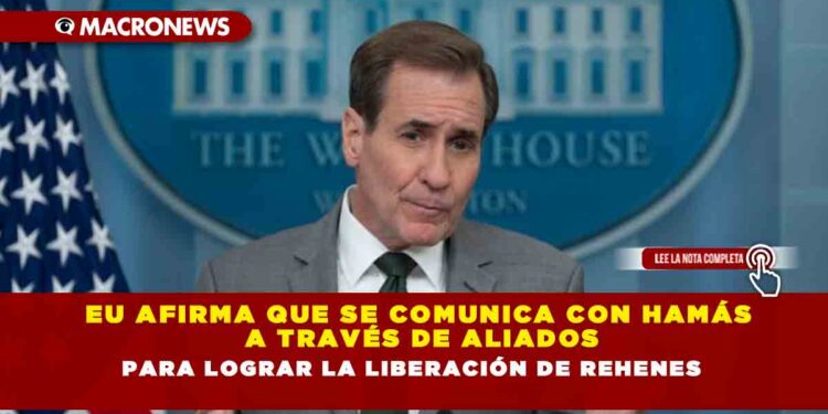 EU afirma que se comunica con Hamás a través de aliados para lograr la liberación de rehenes