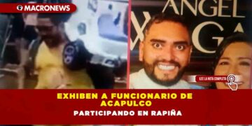 Exhiben a funcionario de Acapulco participando en rapiña