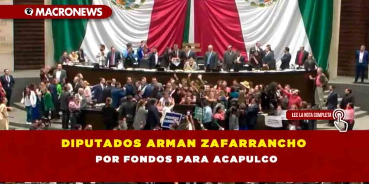 Diputados arman zafarrancho por fondos para Acapulco