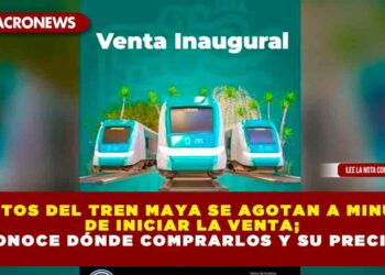 Boletos del Tren Maya se agotan a minutos de iniciar la venta; Conoce dónde comprarlos y su precio