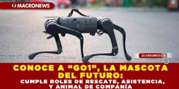 CONOCE A GO1, LA MASCOTA DEL FUTURO: CUMPLE ROLES DE RESCATE, ASISTENCIA, Y ANIMAL DE COMPANÍA
