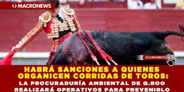 HABRÁ SANCIONES A QUIENES ORGANICEN CORRIDAS DE TOROS: LA PROCURADURÍA AMBIENTAL DE Q.ROO REALIZARÁ OPERATIVOS PARA PREVENIRLO