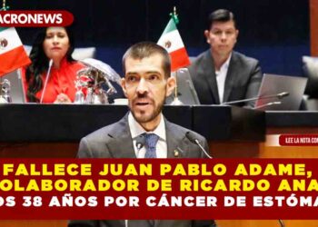 Fallece Juan Pablo Adame, Excolaborador de Ricardo Anaya, a los 38 Años por Cáncer de Estómago