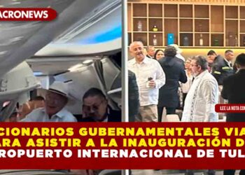 Funcionarios gubernamentales viajan para asistir a la inauguración del Aeropuerto Internacional de Tulum
