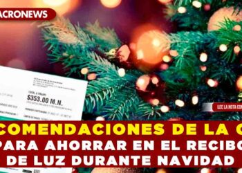 Recomendaciones de la CFE para ahorrar en el recibo de luz durante Navidad