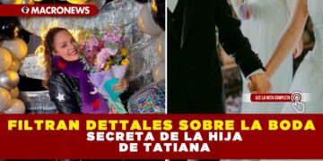 FILTRAN DETTALES SOBRE LA BODA SECRETA DE LA HIJA DE TATIANA