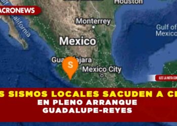 Tres sismos locales sacuden a CDMX en pleno arranque Guadalupe-Reyes