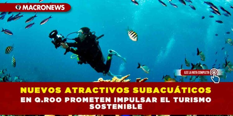 NUEVOS ATRACTIVOS SUBACUÁTICOS EN Q.ROO PROMETEN IMPULSAR EL TURISMO SOSTENIBLE