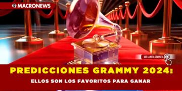 PREDICCIONES GRAMMY 2024: ELLOS SON LOS FAVORITOS PARA GANAR