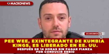 Pee Wee, Exintegrante de Kumbia Kings, es Liberado en EE. UU. Después de 14 Horas sin Pagar Fianza por Conducir Ebrio
