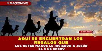 AQUÍ SE ENCUENTRAN LOS REGALOS QUE  LOS REYES MAGOS LE HICIERON A JESÚS EL 6 DE ENERO