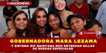 GOBERNADORA MARA LEZAMA Y SISTEMA DIF QUINTANA ROO ENTREGAN SILLAS DE RUEDAS ESPECIALES
