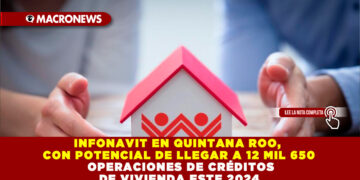 INFONAVIT EN QUINTANA ROO, CON POTENCIAL DE LLEGAR A 12 MIL 650 OPERACIONES DE CRÉDITOS DE VIVIENDA ESTE 2024
