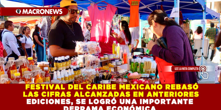  FESTIVAL DEL CARIBE MEXICANO REBASÓ LAS CIFRAS ALCANZADAS EN ANTERIORES EDICIONES, SE LOGRÓ UNA IMPORTANTE DERRAMA ECONÓMICA