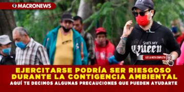 EJERCITARSE PODRÍA SER RIESGOSO DURANTE LA CONTIGENCIA AMBIENTAL; AQUÍ TE DECIMOS ALGUNAS PRECAUCIONES QUE PUEDEN AYUDARTE