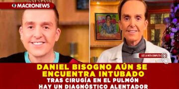 DANIEL BISOGNO AÚN SE ENCUENTRA INTUBADO TRAS CIRUGÍA EN EL PULMÓN HAY UN DIAGNÓSTICO ALENTADOR