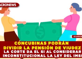 CONCUBINAS PODRÁN DIVIDIR LA PENSIÓN DE VIUDEZ; LA CORTE DA EL SI AL CONSIDERAR INCONSTITUCIONAL LA LEY DEL IMSS