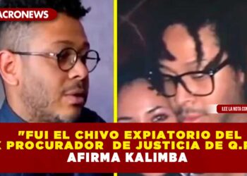 «FUI EL CHIVO EXPIATORIO DEL EX PROCURADOR  DE JUSTICIA DE Q.ROO» AFIRMA KALIMBA