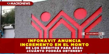 INFONAVIT ANUNCIA INCREMENTO EN EL MONTO DE LOS CRÉDITOS PARA 2024: ¿CUÁNTO PODRÁS OBTENER?