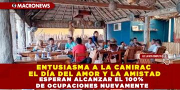 ENTUSIASMA A LA CANIRAC EL DÍA DEL AMOR Y LA AMISTAD, ESPERAN ALCANZAR EL 100% DE OCUPACIONES NUEVAMENTE